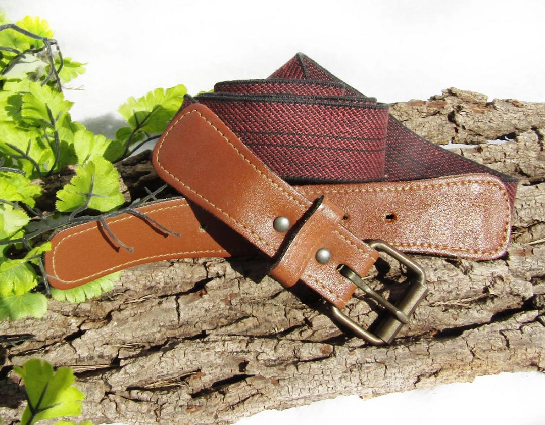 Vintage Red Elastic Belt - Etsy display picture 1