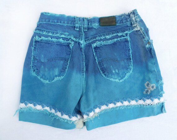 shredded shorts womens