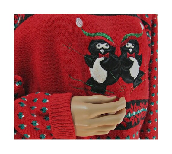Women's Penguin clothing - Ugly Christmas Sweater… - image 3