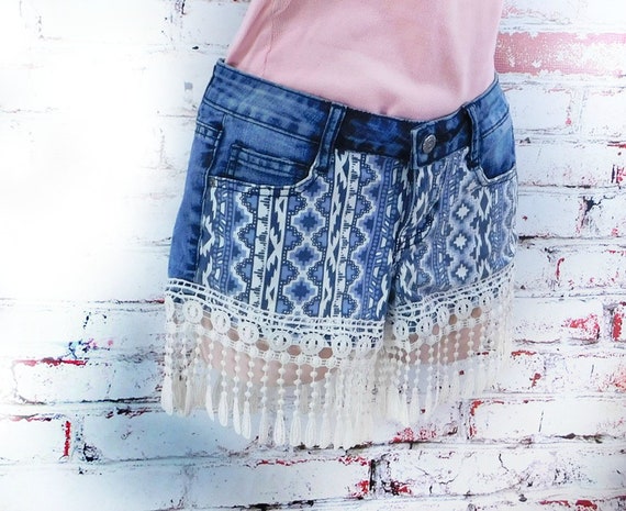 blue jean shorts womens