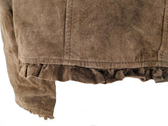 Vintage suede jacket, Vintage Suede Brown Blazer … - image 7