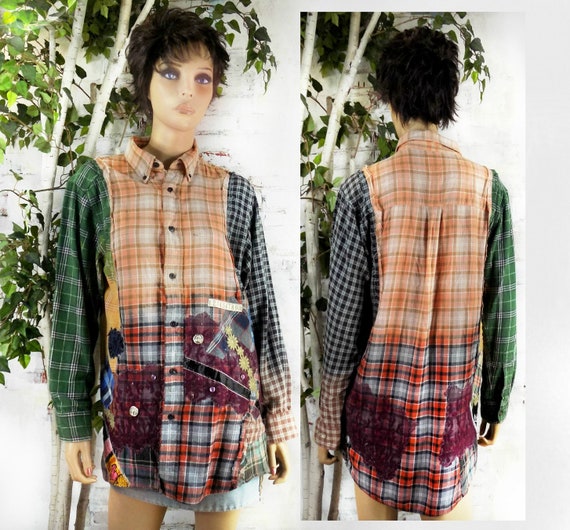Boho flannel jacket Clearance