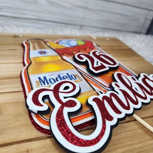 Michelada Rim Topper Personalized Michelada Birthday Cake Topper, Beer Party - Etsy