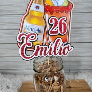 Michelada Rim Topper Personalized Michelada Birthday Cake Topper, Beer Party - Etsy