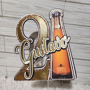 21 Birthday Cake Topper, 21st Cake Topper,  I&#39;m Legal Cake Topper, Don Julio, Tequila, 50th Birthday
