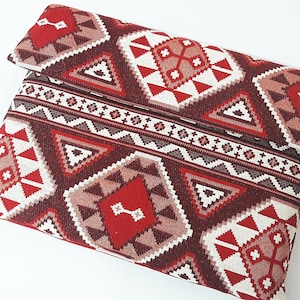 Kilim MacBook Pro Sleeve: Geometric Laptop Bag, Chenille & Cotton