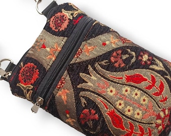 Tulip Crossbody Bag: Turkish Rug Pattern Sling Purse