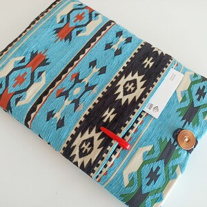Southwestern Kilim Laptop Sleeve: Bohemian MacBook Case