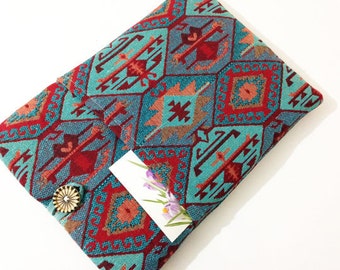 Kilim Laptop Bag: Chenille Cotton 17-inch Laptop Sleeve