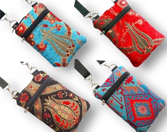 iPhone Sleeve, iPhone 14 Pro, Max, İphone 13 Plus, or Max, Boho Crossbody Bag, Travel Bag, Sling Pouch, Shoulder Bag, iPhone 12 Pro Max Case