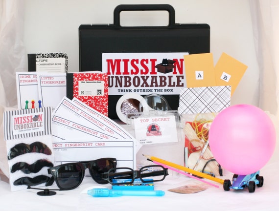 12 Month Subscription of Top Secret Agent Mission Spy Kits Etsy