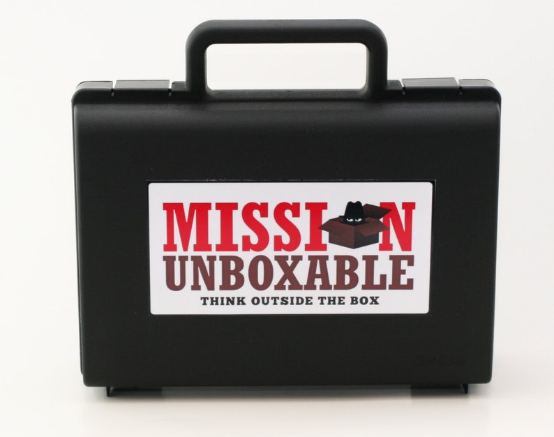 Mission Unboxable Spy Case Secret Agent Briefcase Black Etsy UK