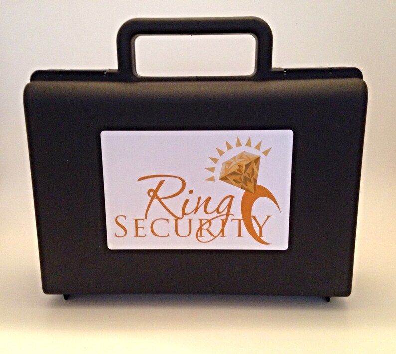 Gold Ring Security Briefcase and Sunglasses Etsy