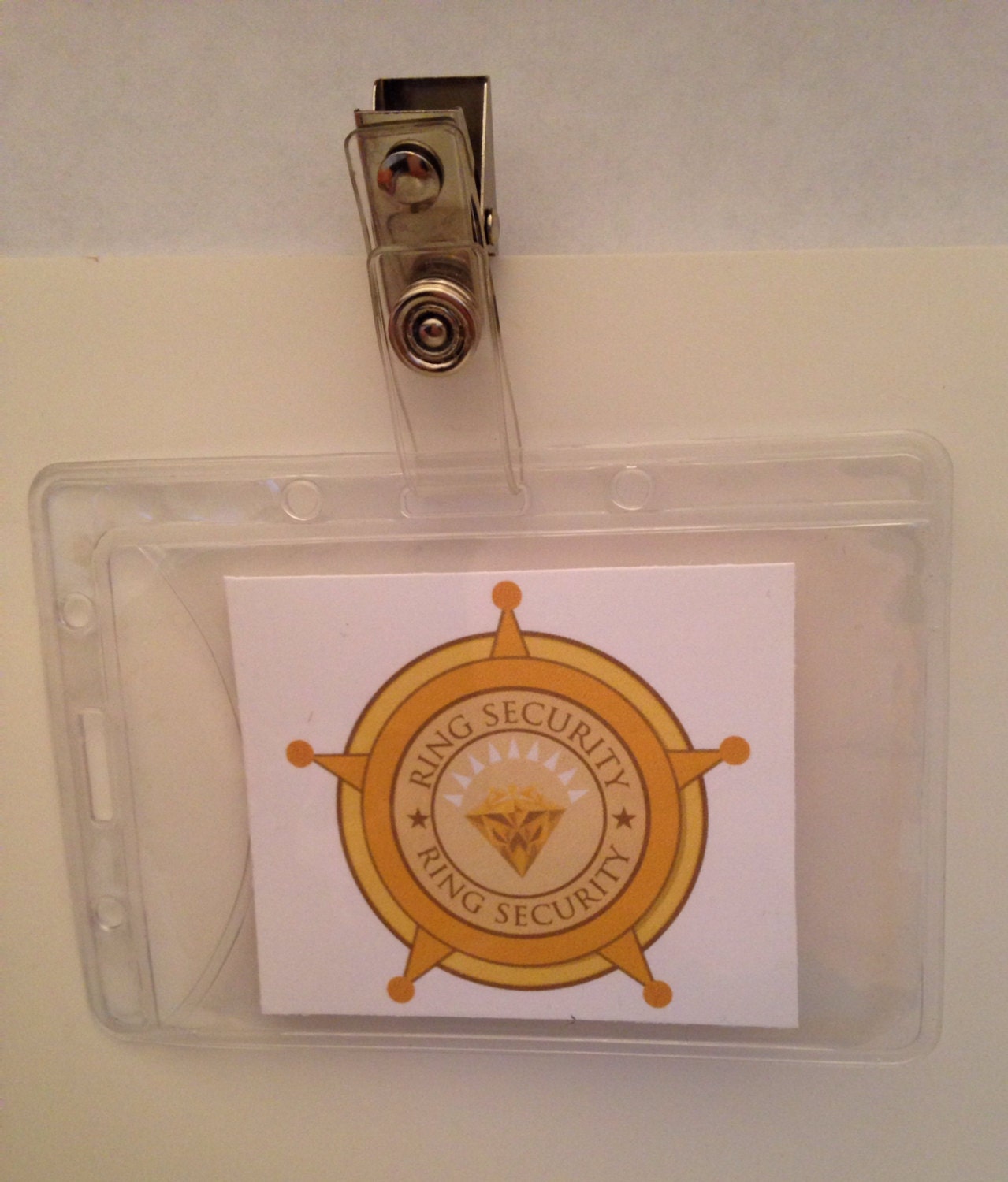 Gold Wedding Ring Security Briefcase With Badge Etsy