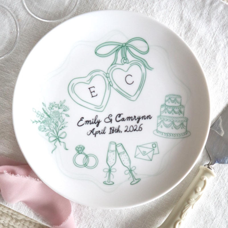 Weeding Plate Wedding Plates - Etsy