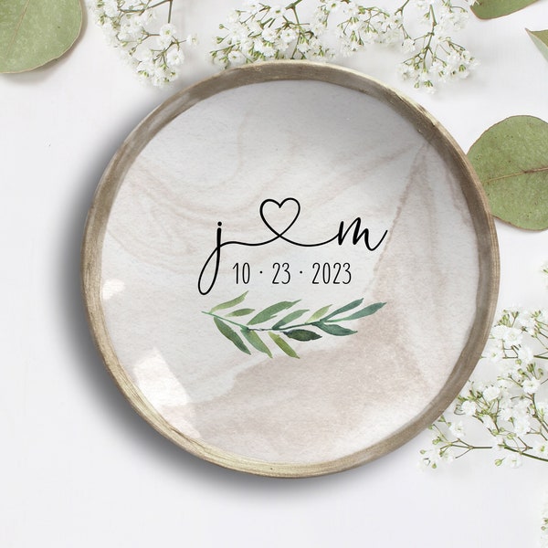 Personalized Wedding Gift - Ring Dish - Bridesmaid Gift - Personalized Gift - Jewelry Dish - Engagement Gift - Gift for Her Personalized