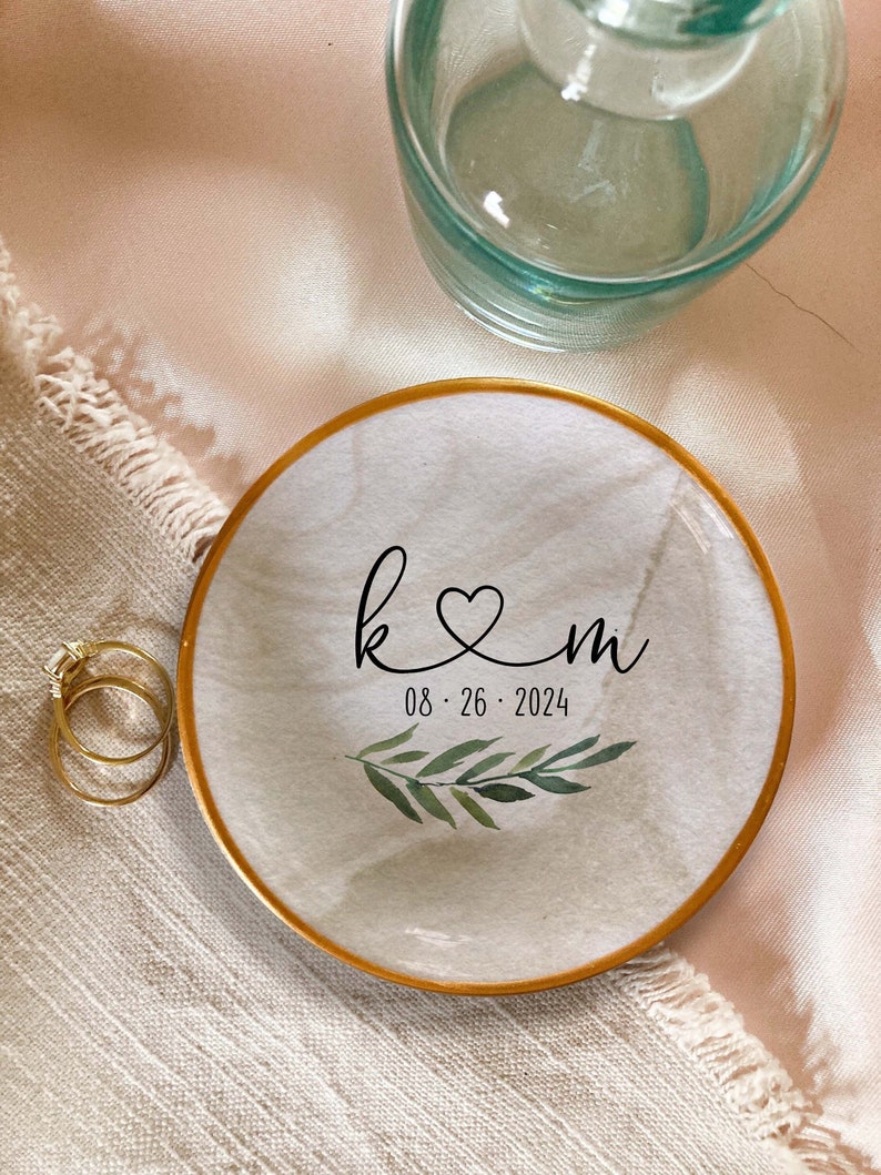 Personalized Wedding Gift Ring Dish Bridesmaid Gift Etsy