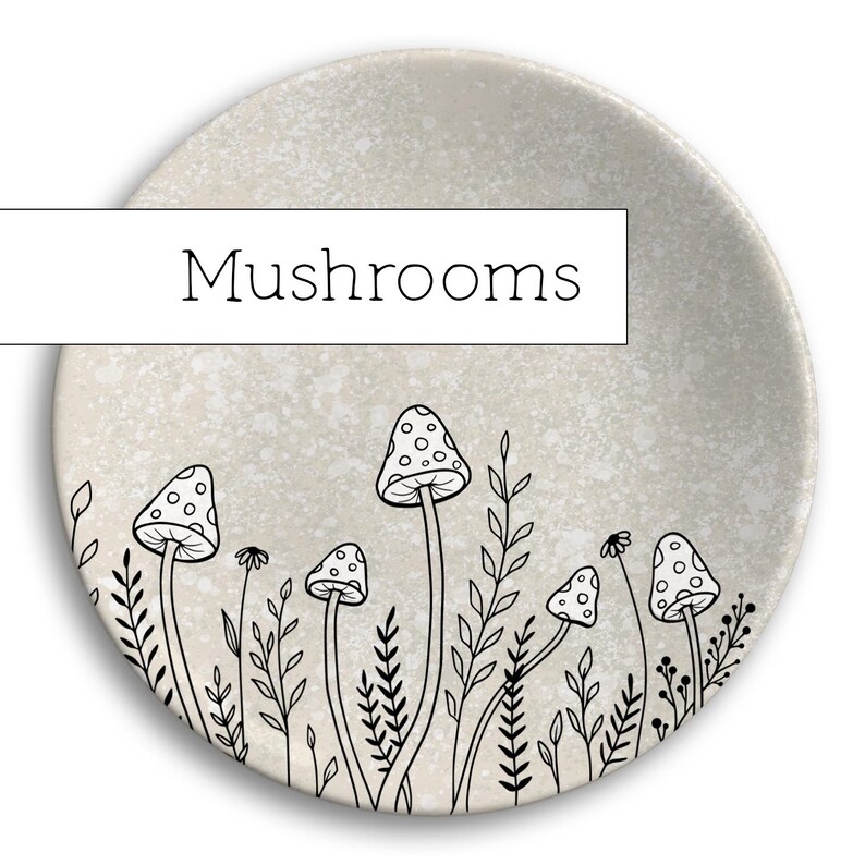 Personalized Ceramic Ring Dish • Wildflower Jewelry Holder, Gift for Mom image 14
