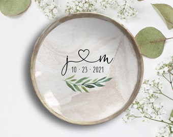 Personalized Wedding Gift - Ring Dish - Bridesmaid Gift - Personalized Gift - Jewelry Dish - Engagement Gift - Gift for Her Personalized