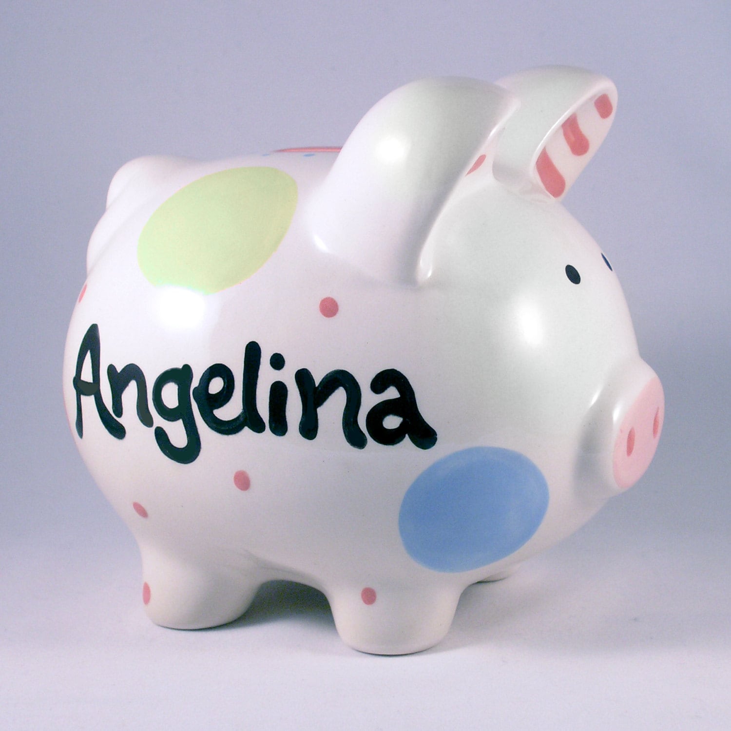 personalized baby girl piggy bank