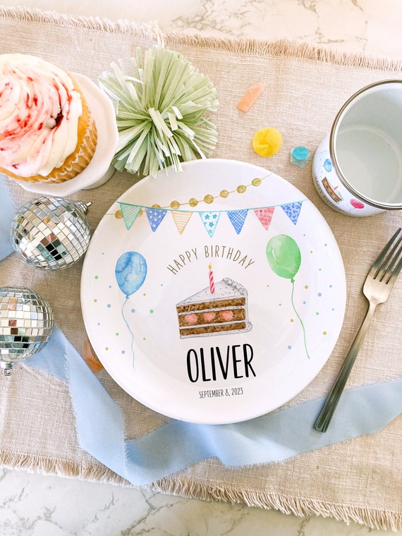 Birthday 1st Boy White Napkin Birthday 1st Boy White Napkin