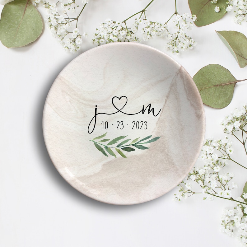 Personalized Wedding Gift Ring Dish Bridesmaid Gift Etsy