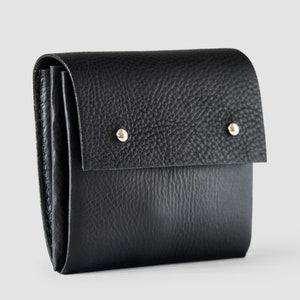 Cartera de cuero cosida a mano Simple Me Minimal Large KZNR