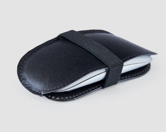 Leather Apple Magic Mouse Case Hand-made Black Leather