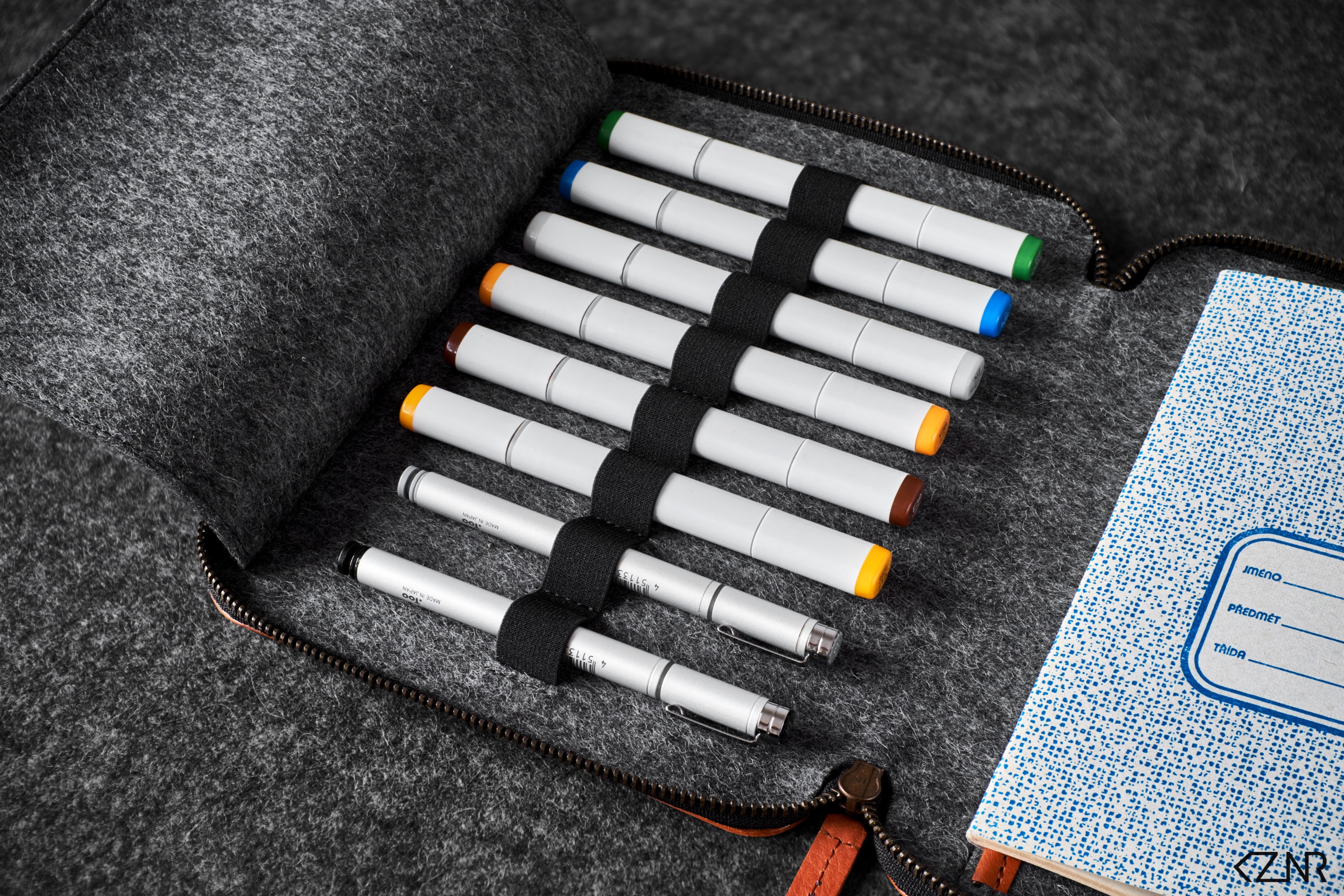 Leather Felt Travel Folio Organizer Portfolio Case A5 Etsy Sweden