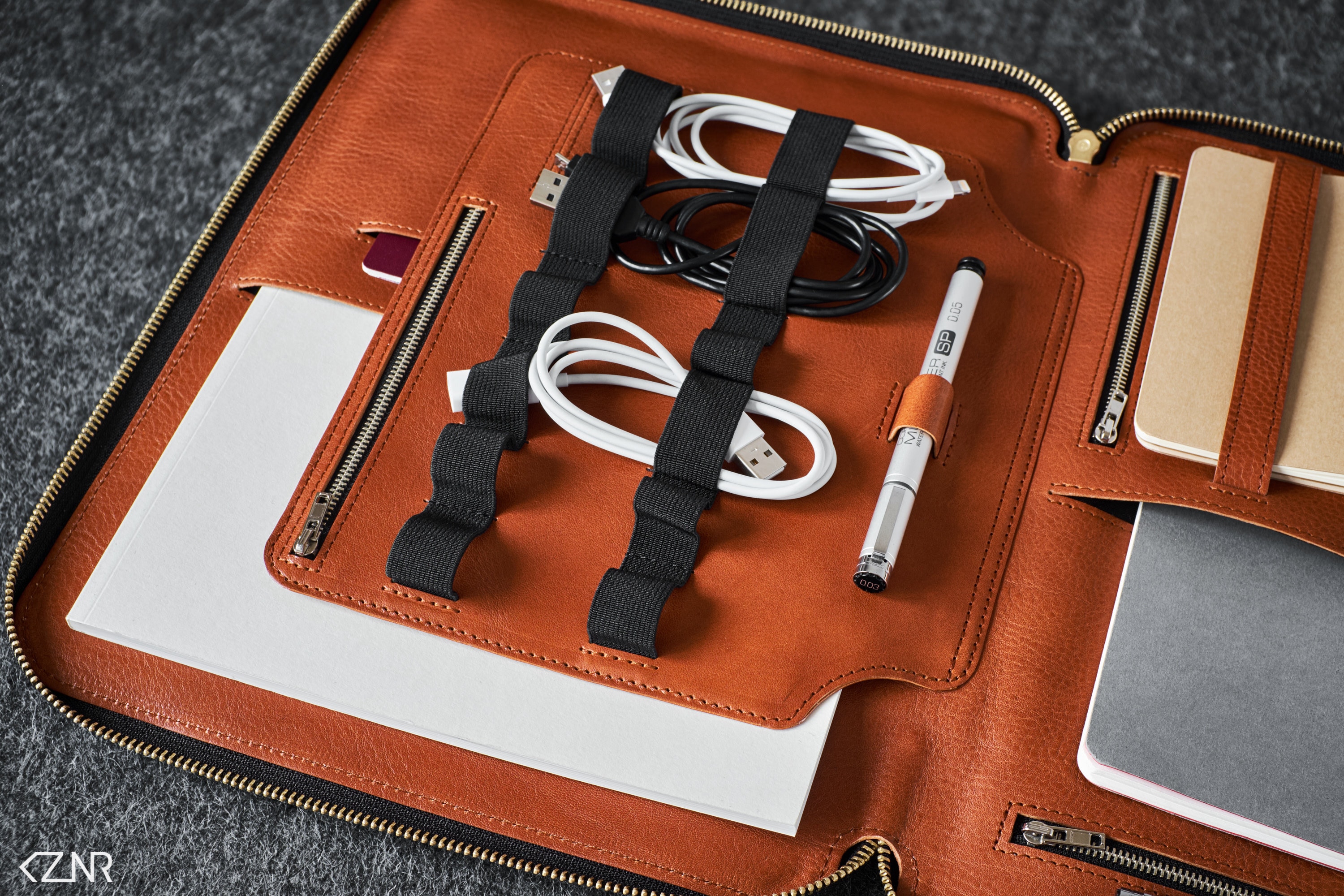 Leather Travel Folio Organizer Portfolio Case iPad Pro Etsy