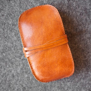 Custodia per mouse Apple Magic in pelle fatta a mano