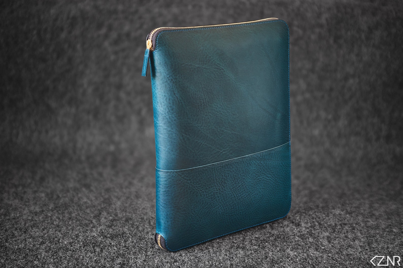 Leather Felt Travel Organizer Folio Documents Portfolio Laptop Etsy