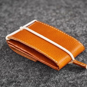 Hand-stitched Wallet Simple Me Minimal Honey image 2