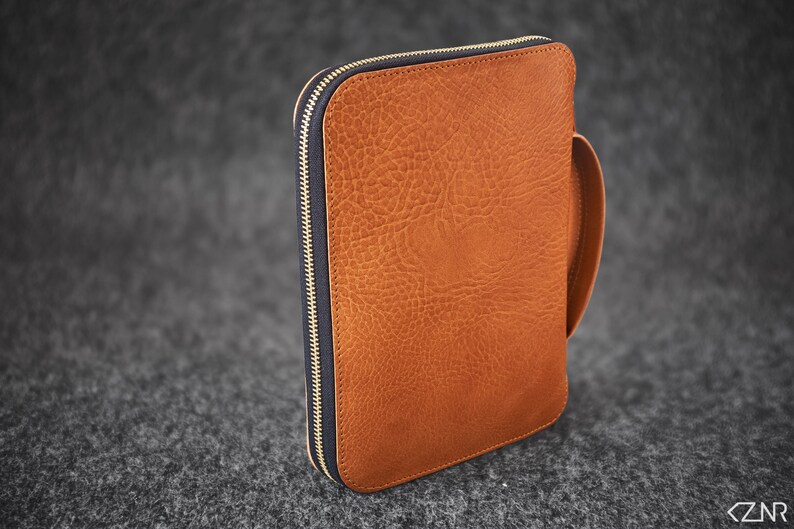 Leather Travel Folio Organizer Portfolio Case Ipad Mini Etsy