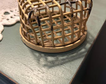 Metal Cage Flower Frog