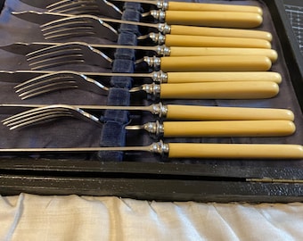 Fish Cutlery Firth Stainless Bakelite England
