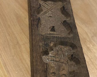 German Hand-Carved Cookie Mold