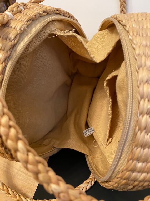 Woven Round Rattan Bag - image 2