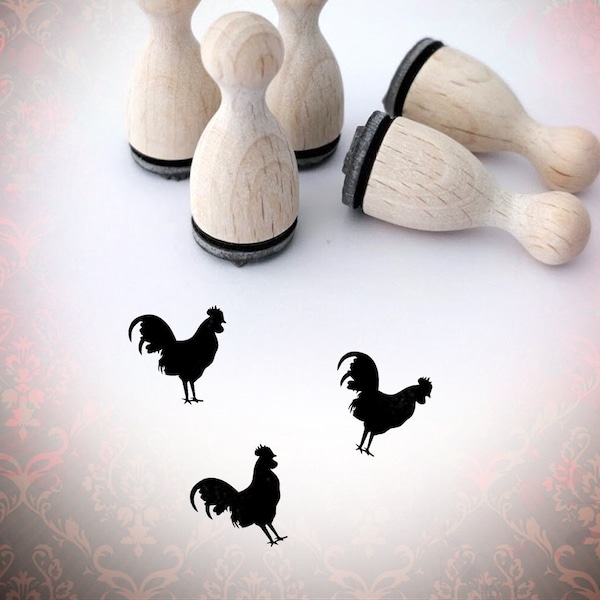 Rooster Mini Stamp Stamp