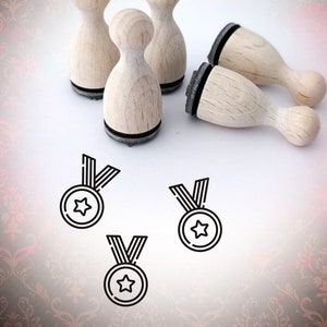 Ministempel Medaille für Gewinner