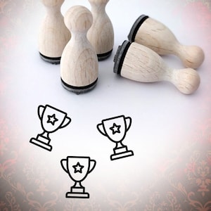 Ministempel Pokal für Gewinner
