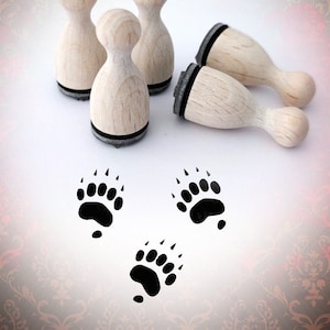 Badger Paw Imprint Marks MiniStamp Stamp