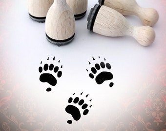 Badger Paw Imprint Marks MiniStamp Stamp