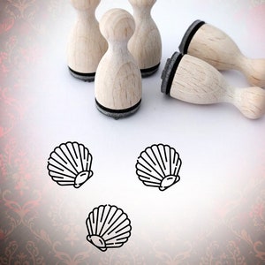 Jakobsmuschel Muschel Mini-Stempel