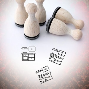 Ministempel Küche v1 Stempel
