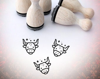 Zodiac Sign Taurus Mini Stamp