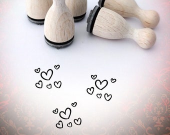 Timbre Mini Timbre Coeurs Volants
