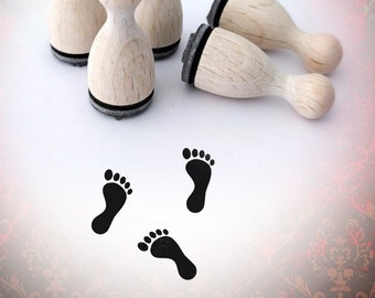 Footprint right foot Mini Stamp