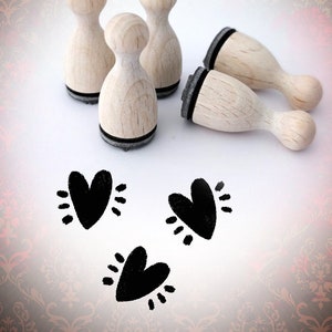 Doodle Herz Love Mini Stempel Mini-Stempel