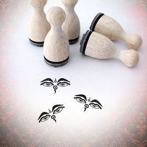 Occhi di Buddha Mini timbro francobollo